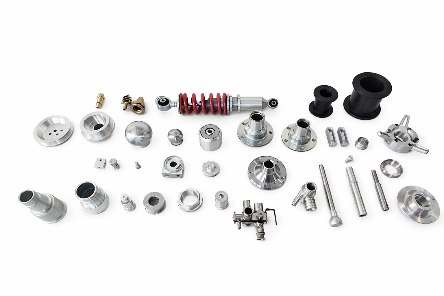 Examples of precision machined components manufactured by Matech Manufacturing